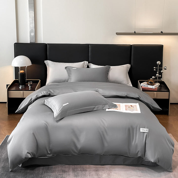 Modern Minimalist Solid Color Cotton Bedding Set