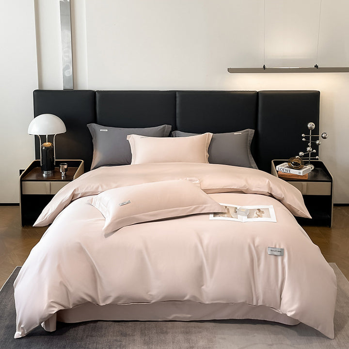 Modern Minimalist Solid Color Cotton Bedding Set