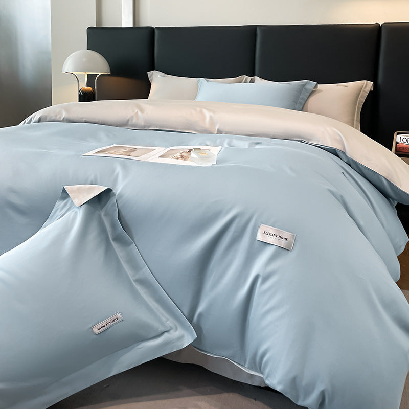 Modern Minimalist Solid Color Cotton Bedding Set