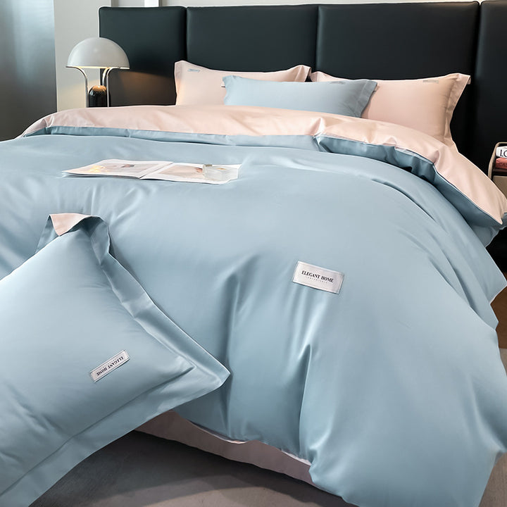 Modern Minimalist Solid Color Cotton Bedding Set