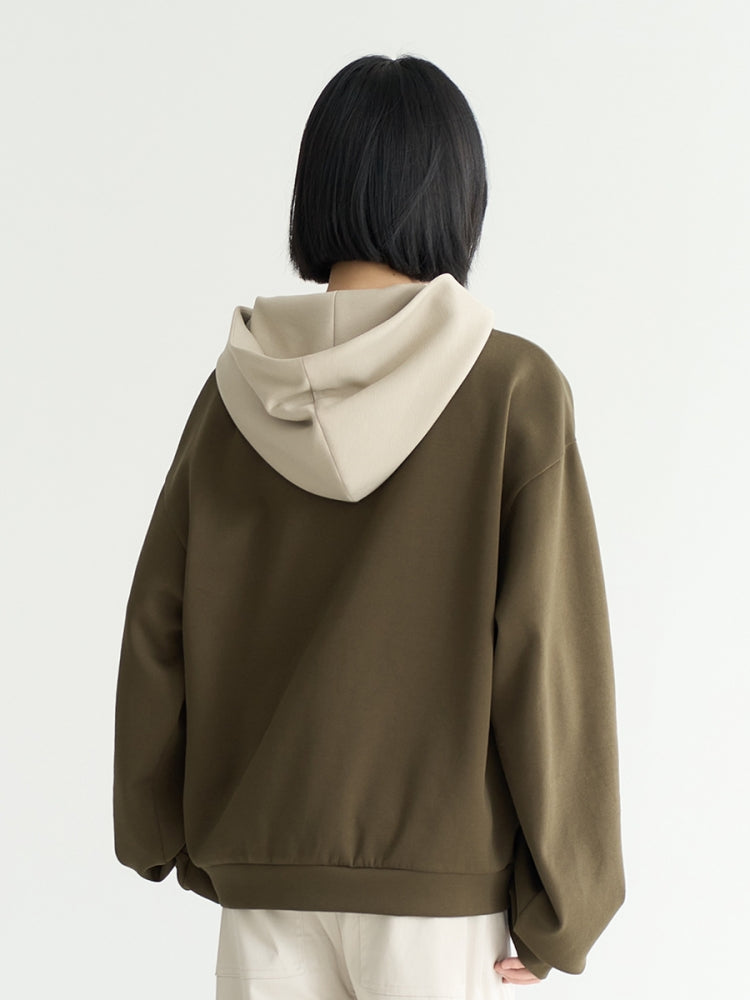 Kawaii Color-Block Hoodie