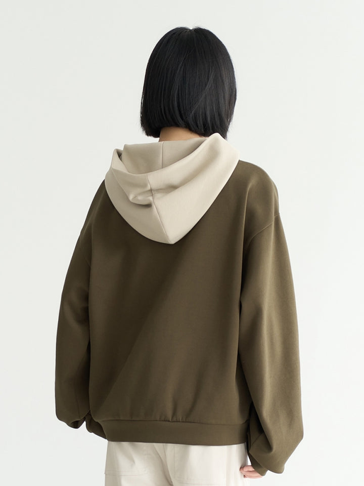 Kawaii Color-Block Hoodie