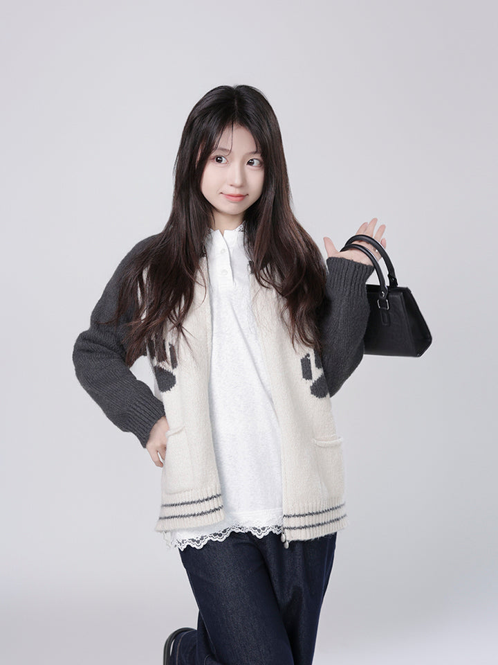 Kawaii Panda Paw Knit Sweater