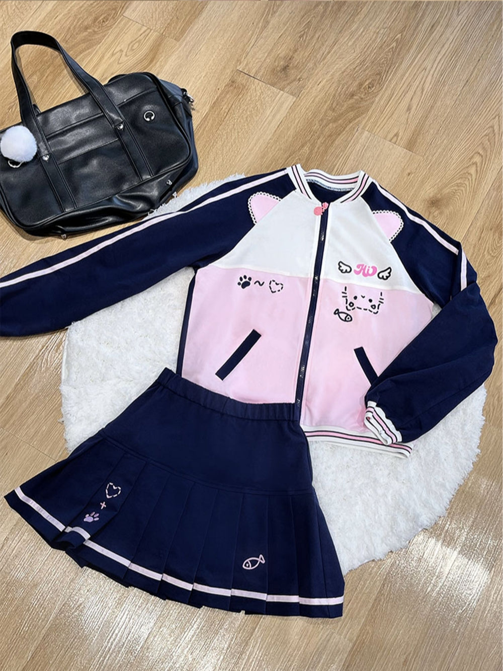 Kawaii Track Suit for Women, Spring Fall Loungewear