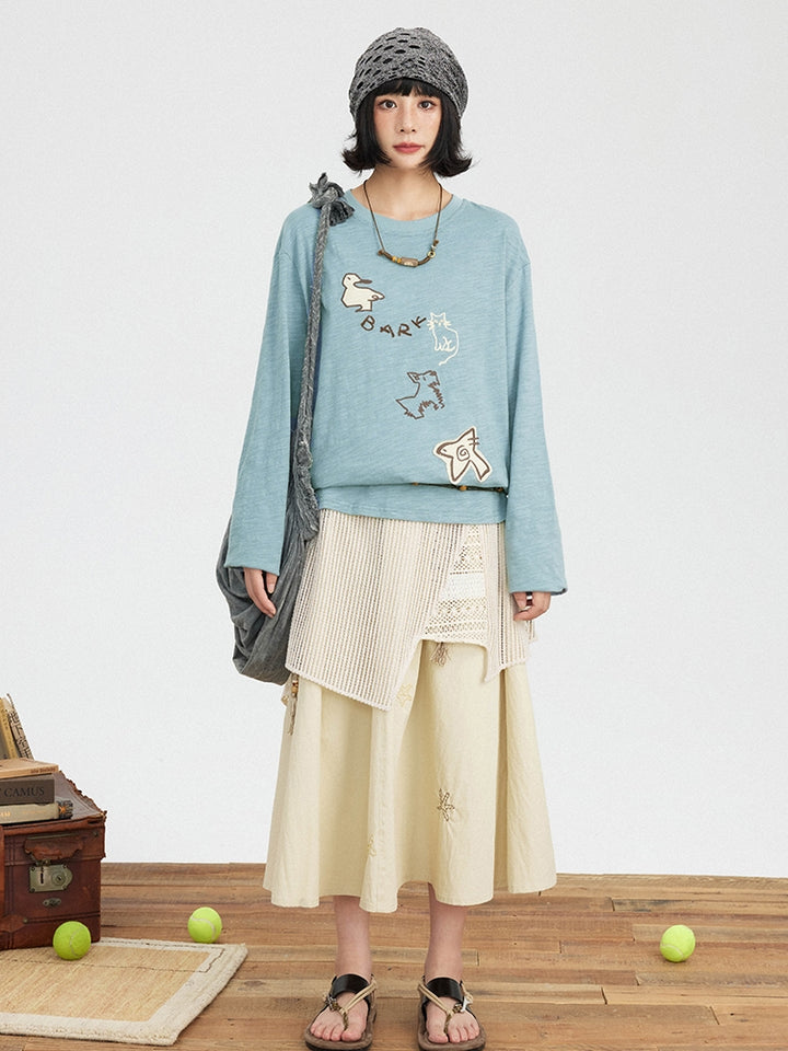 Kawaii Zoo Patch T-Shirt