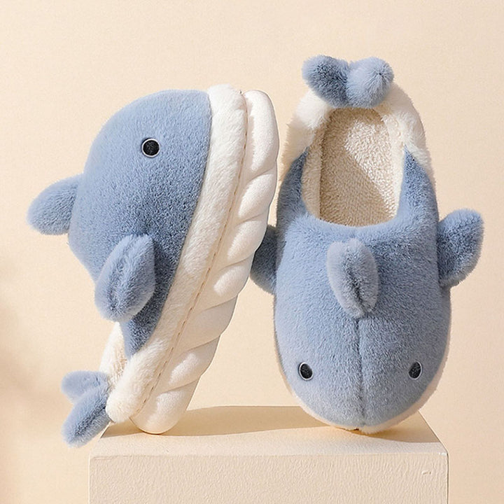 Cute Shark Plush Slipper