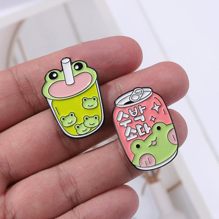 Cute Cartoon Frog Pins