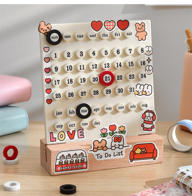 Cute DIY Table Calendar
