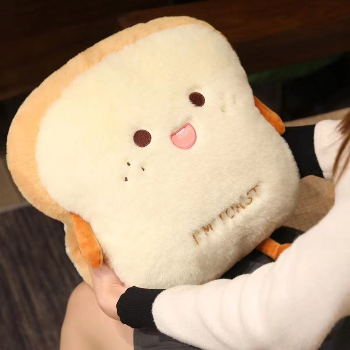 Cute Toast Cushion Pillow