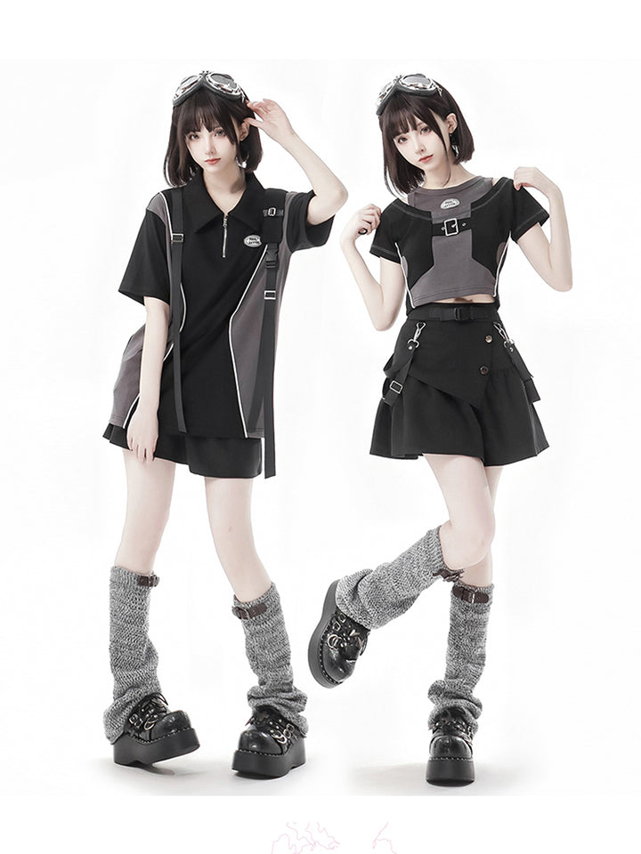 Techwear Street Shirt / Skirt