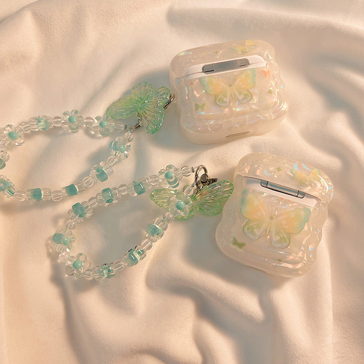 Butterfly Airpods Case with Charms