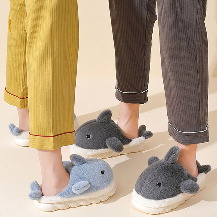 Cute Shark Plush Slipper