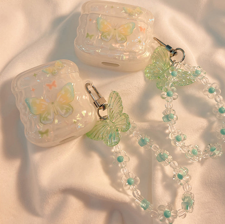 Butterfly Airpods Case with Charms