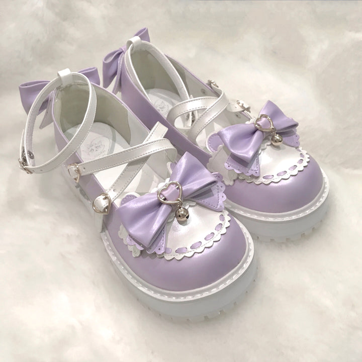 Bow Knot Lolita Mary Janes Shoes