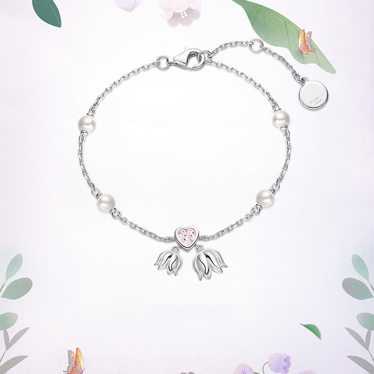 Lily of the Valley Sweetheart Bracelet