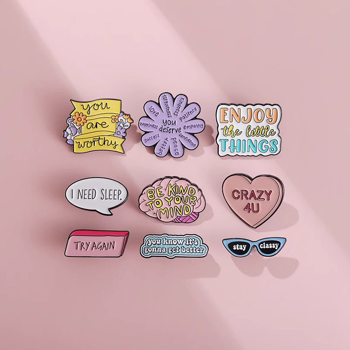Inspirational English Sentence Pins