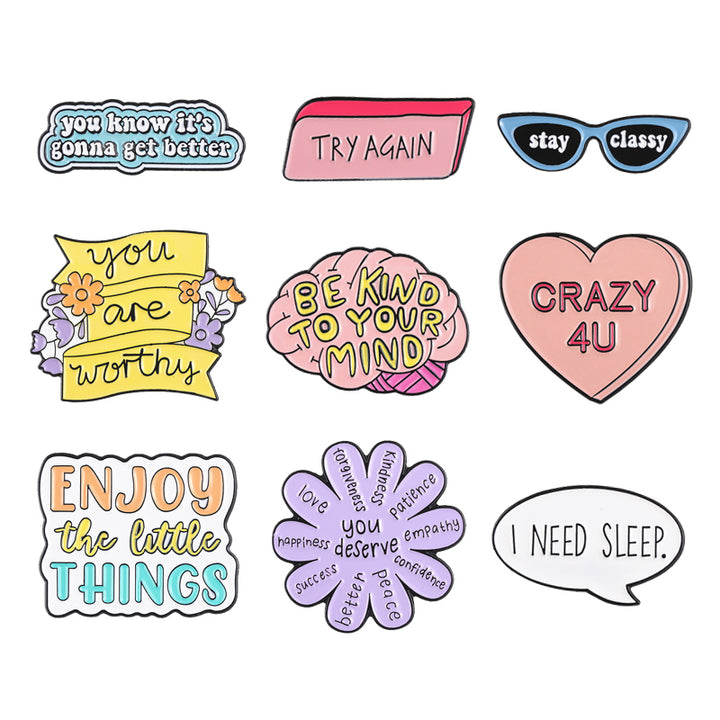 Inspirational English Sentence Pins