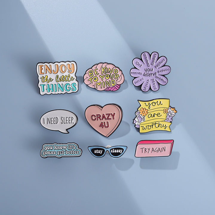 Inspirational English Sentence Pins