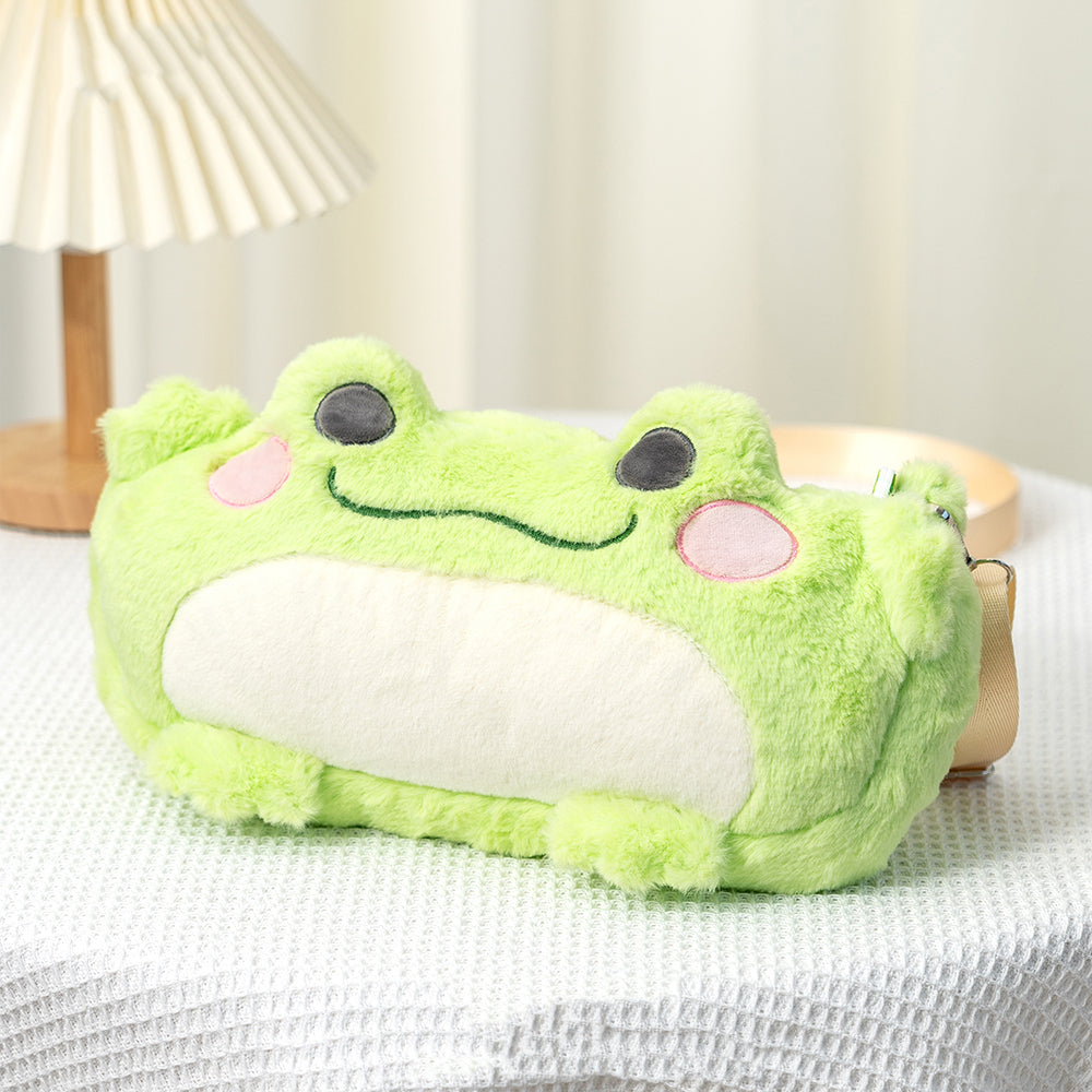 Cute Frog Plush Bag for Nintendo Switch/OLED