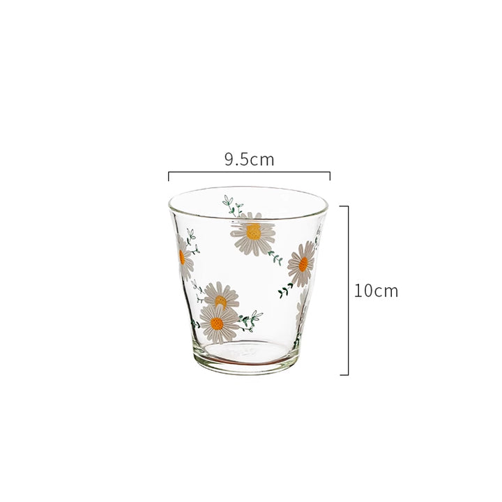Daisy Glass Cup