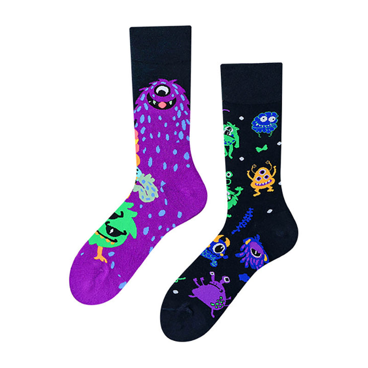 Cute Cartoon Pattern Cotton Socks