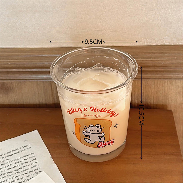 Adorable Kitten's Holiday Glass Cups - Lovely & Lazy Designs