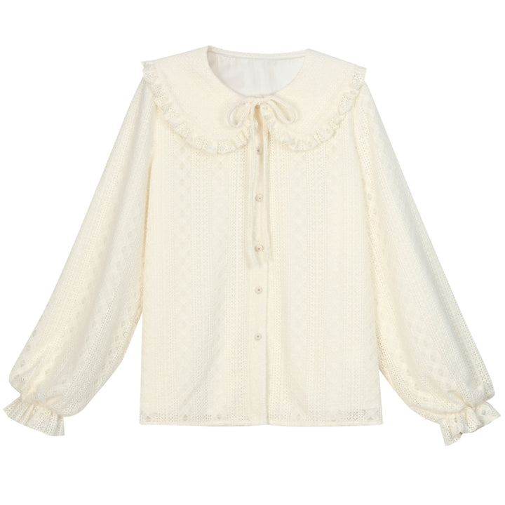 Cookie Bear Plaid Sweater Beige Shirt