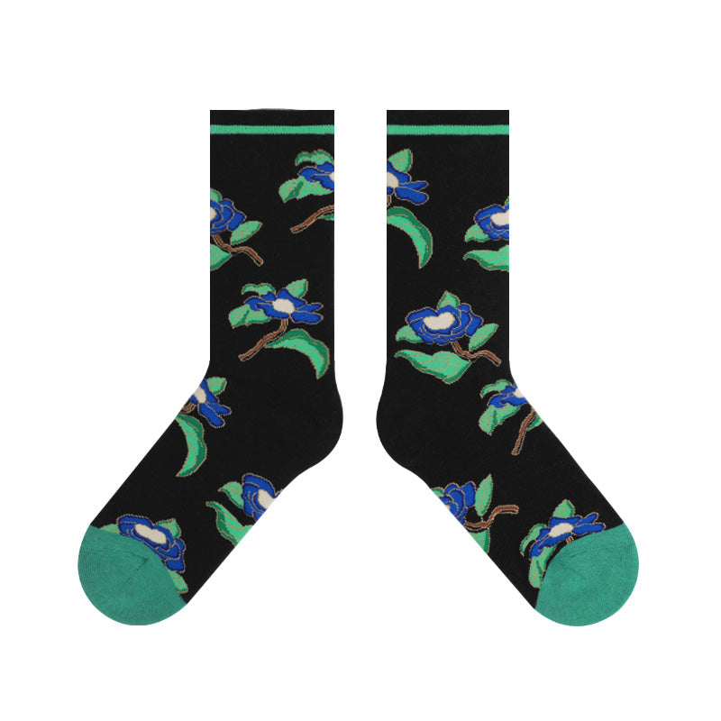 Flower Pattern Socks