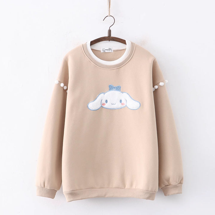 Kawaii Cotton Rabbit Thick Hoodie