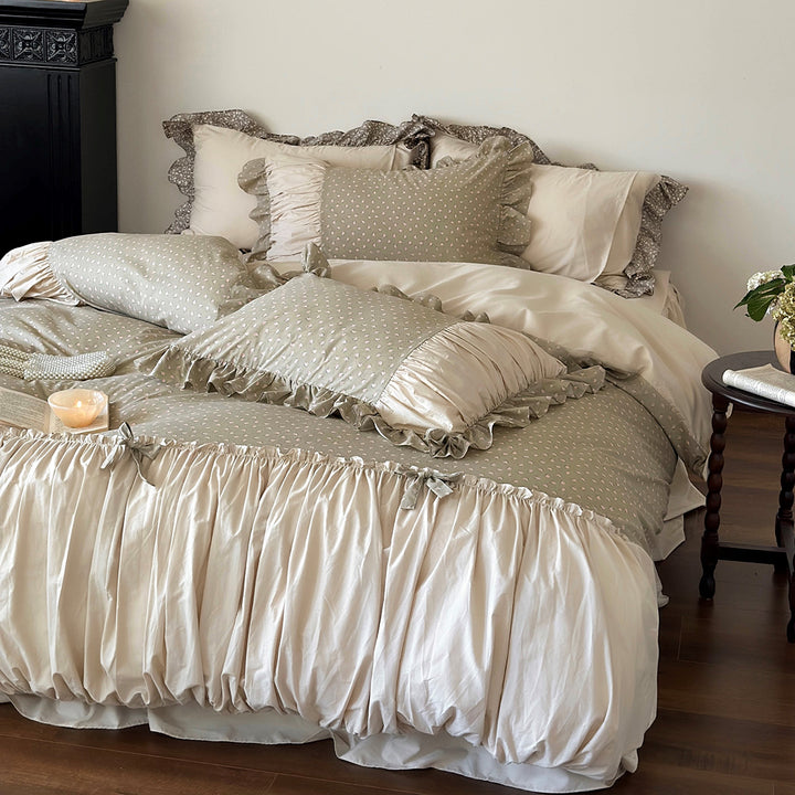 Vintage Farmhouse Cotton Bedding Set