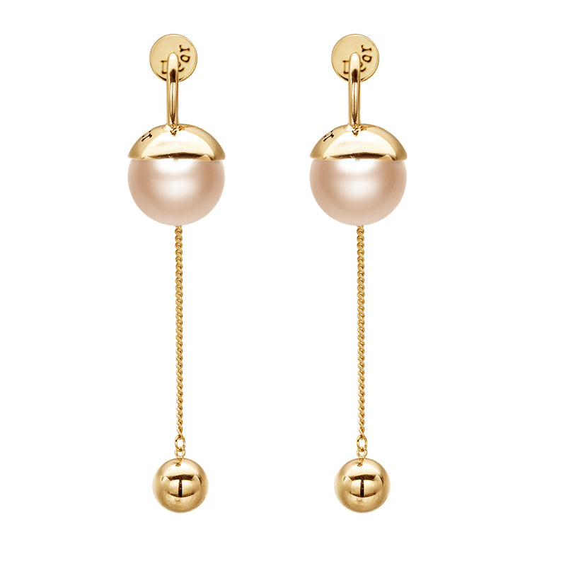 Sophisticated Chic Golden Chain Drop Earrings