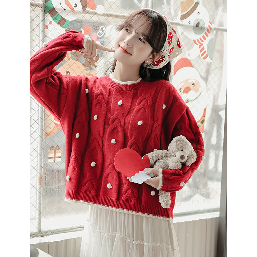 Japanese-style Vintage Loose Fit Autumn Winter Sweater