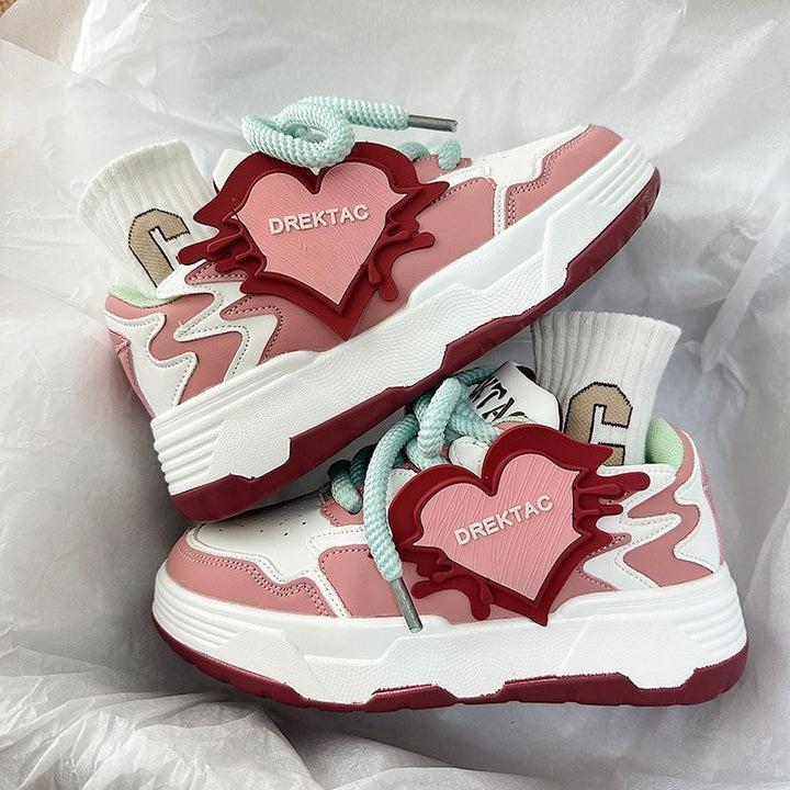 Love Heart Colorblock Sneaker