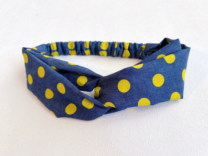 Korean Style Denim Cross Headband