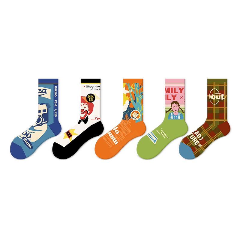 Artsy Jacquard Socks
