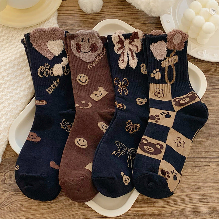 Cartoon Bear Socks