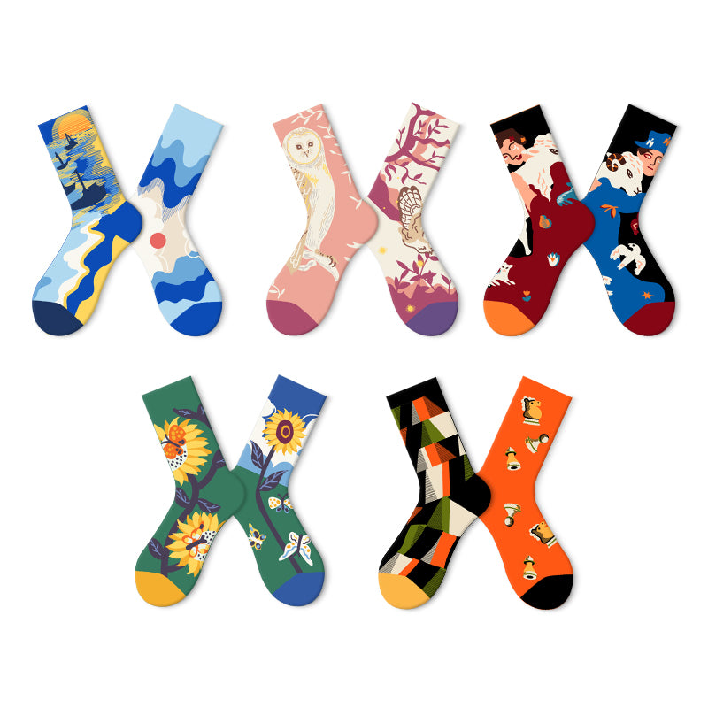 Artsy Jacquard Socks