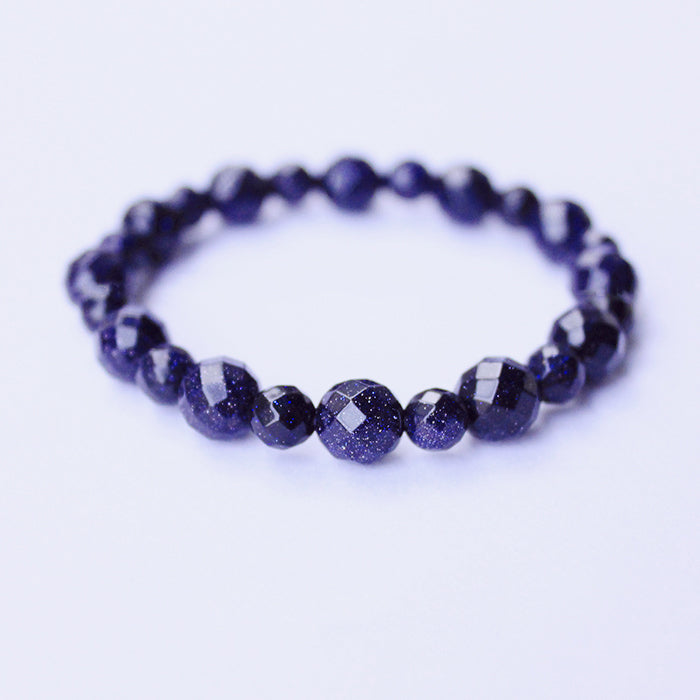 Sparkling Blue Gemstones Galaxy Bracelet