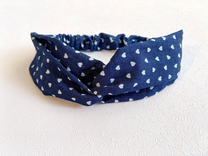 Korean Style Denim Cross Headband