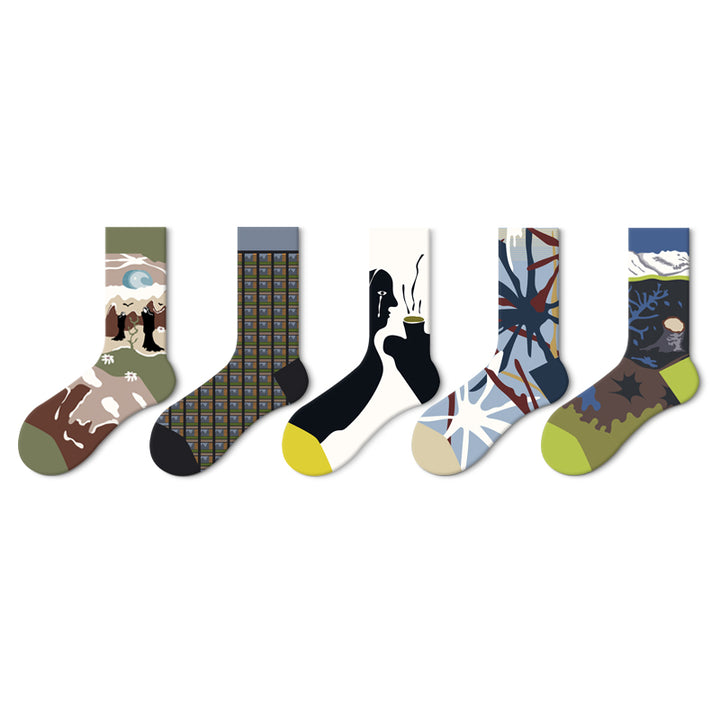 Artsy Jacquard Socks