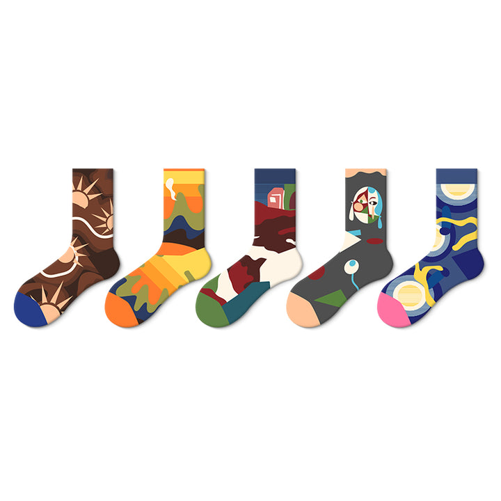 Artsy Jacquard Socks