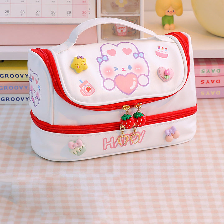 Cute Cartoon Rabbit Pencil Case