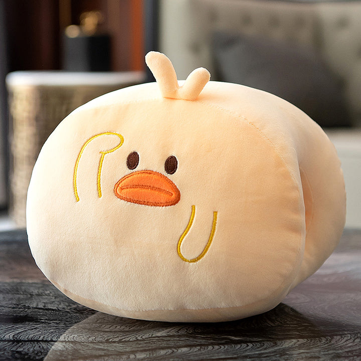 Cute Animal Fruit Plush Pillow Hand Warmer