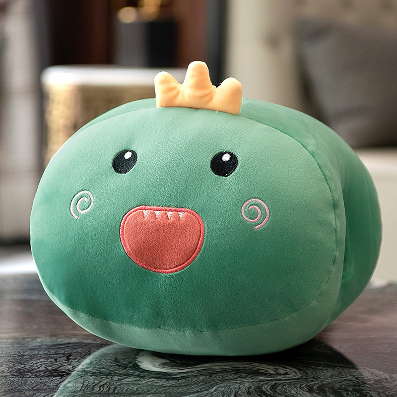 Cute Animal Fruit Plush Pillow Hand Warmer