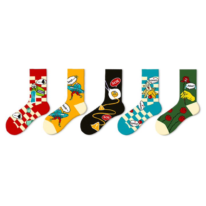 Artsy Jacquard Socks
