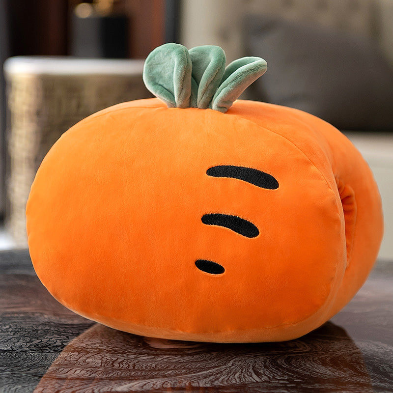 Cute Animal Fruit Plush Pillow Hand Warmer