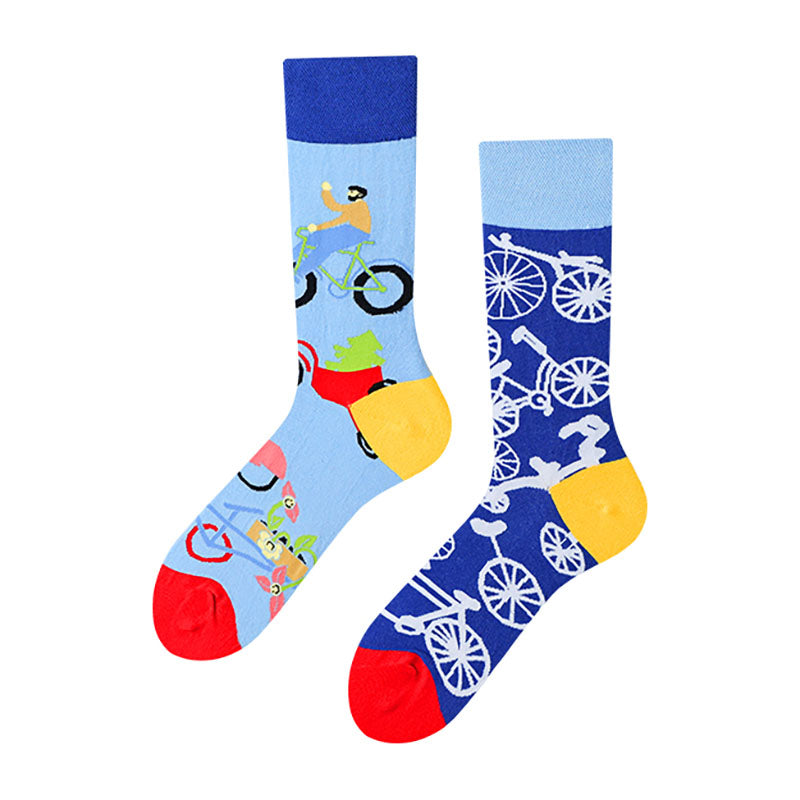 Cute Cartoon Pattern Cotton Socks