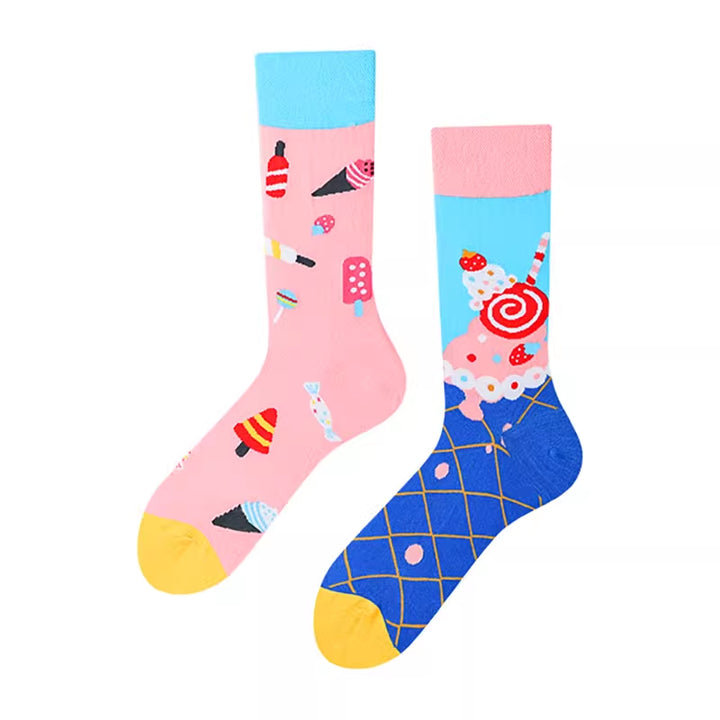 Cute Cartoon Pattern Cotton Socks