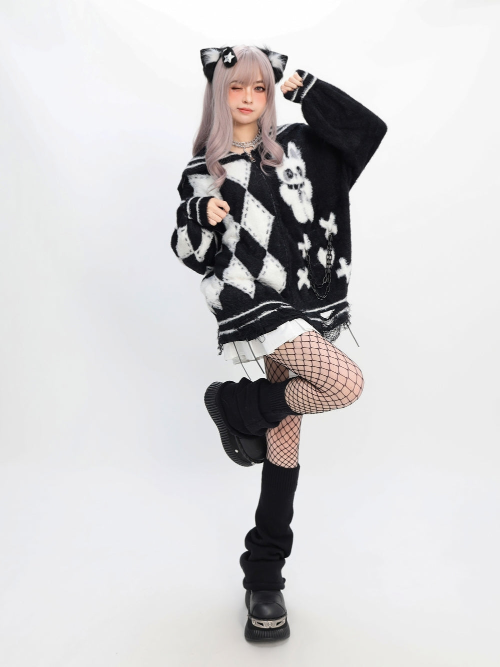 Wonderland Sailor Cardigan - Ultra Soft Sweet & Edgy Chic