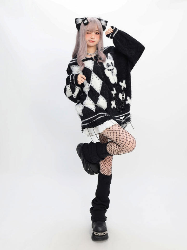 Wonderland Sailor Cardigan - Ultra Soft Sweet & Edgy Chic
